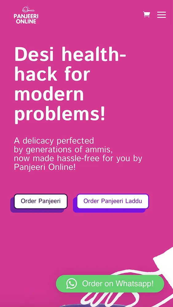 Panjeeri Online website